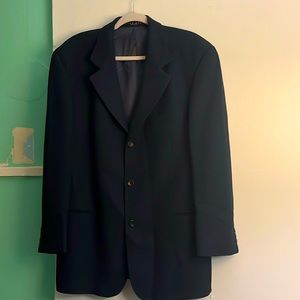 Hugo Boss Wool Navy Blazer Jacket